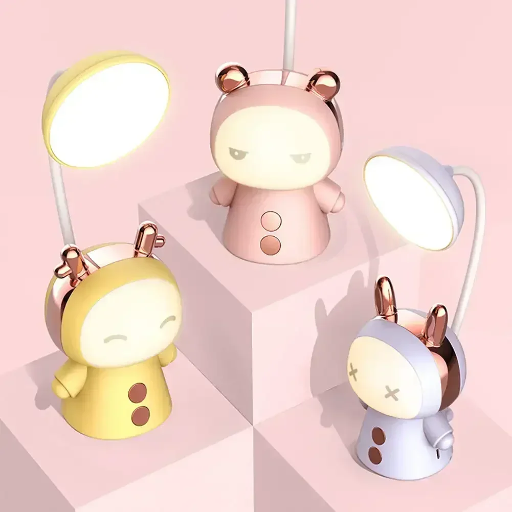 Chargeable Lamp Home-appliance Sleep Led Lights Night Light Table Decorate Usb Bedroom Books Child Gift Lamps Room Decoration