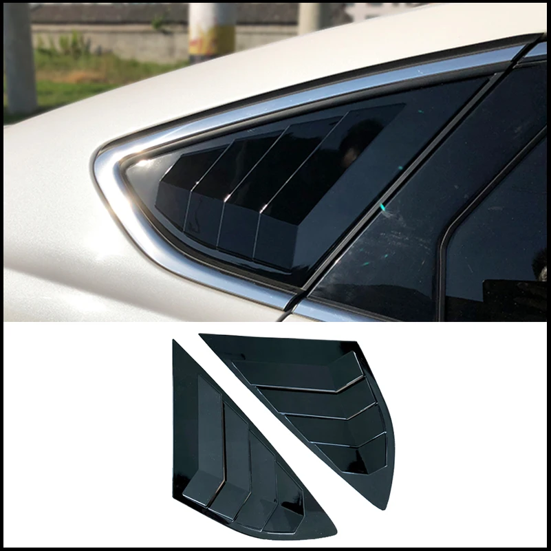 

Car Styling For Ford Mondeo Fusion Sedan 2013~2021 Rear Quarter Window Blind Shades Louver Molding Cover Trim Vent Accessories