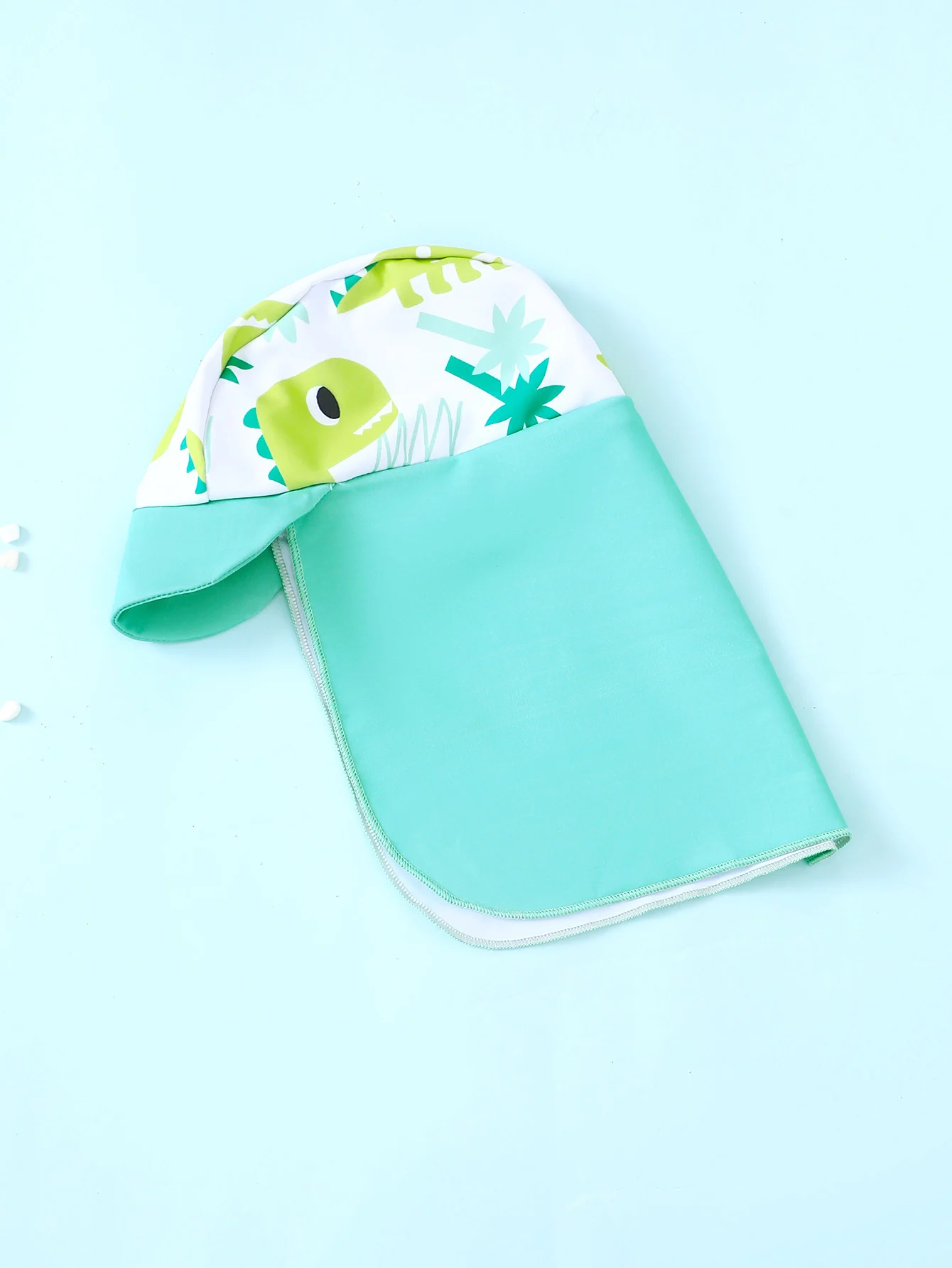 Langarm-Badebekleidungsset für Kleinkinder, Jungen, mit Shorts und Mütze, Kleinkind-Wasserbekleidung, Outfit, Schutz vor UV-Strahlen – Detail 8