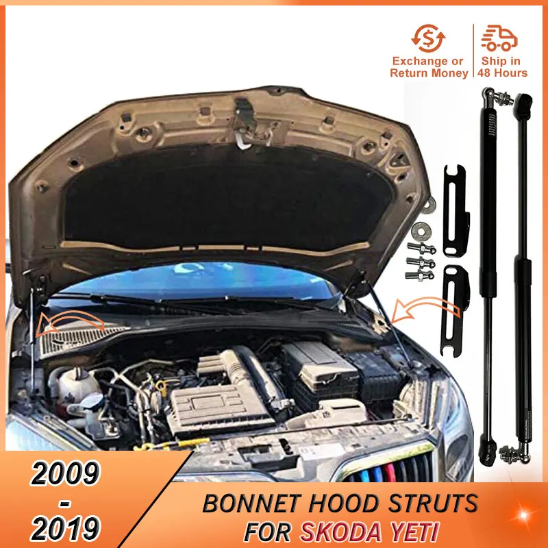 

2009-2019 Bonnet Hood Lift Support for Skoda Yeti 2009 2010 2011 2012 2013 2014 2015 2016 2017 2018 2019 Accessories Strut Bars