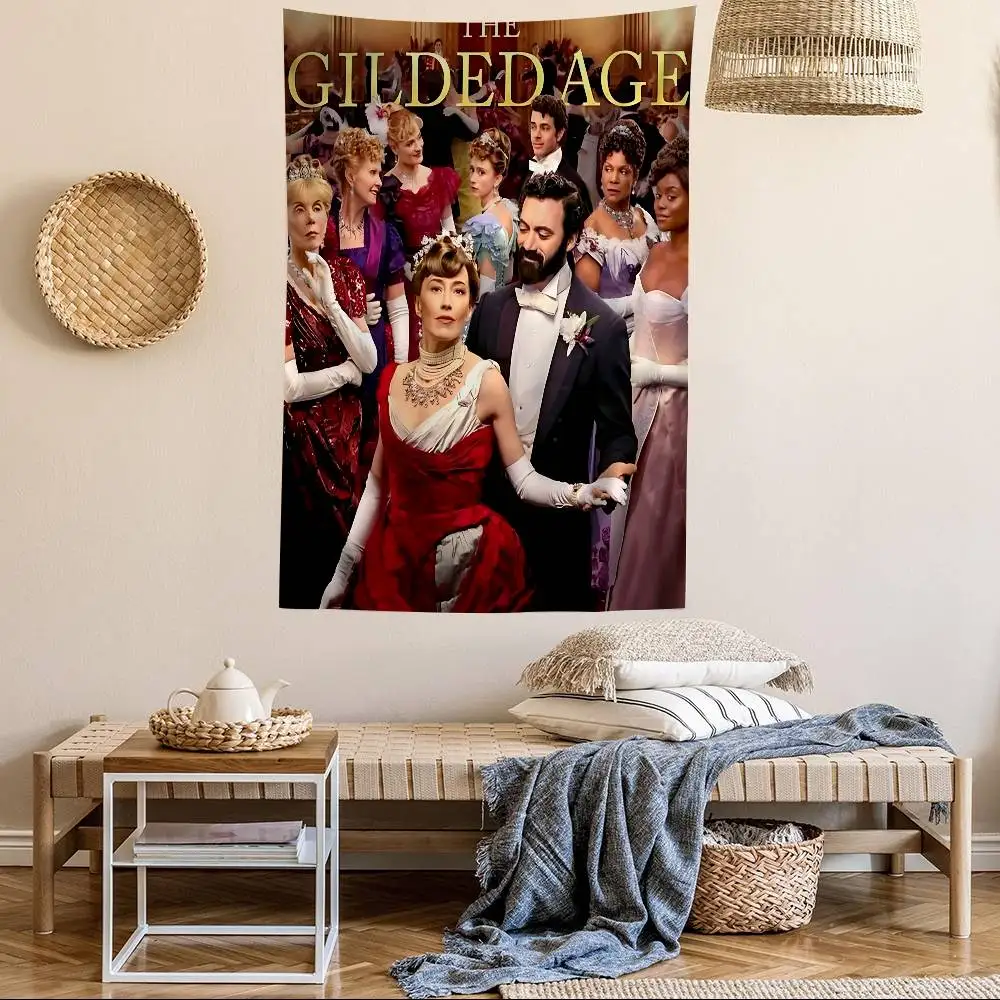 The G-gilded Age Horror Moive Cartoon Tapestry Art Science Fiction Room Home Decor Wall Hanging Home Decor