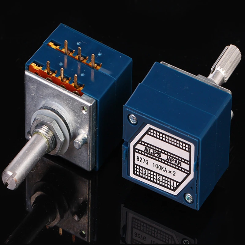 ALPS Potentiometer 27 Type Has 20K 50K 100K 250K Audio Volume Control Potentiometer