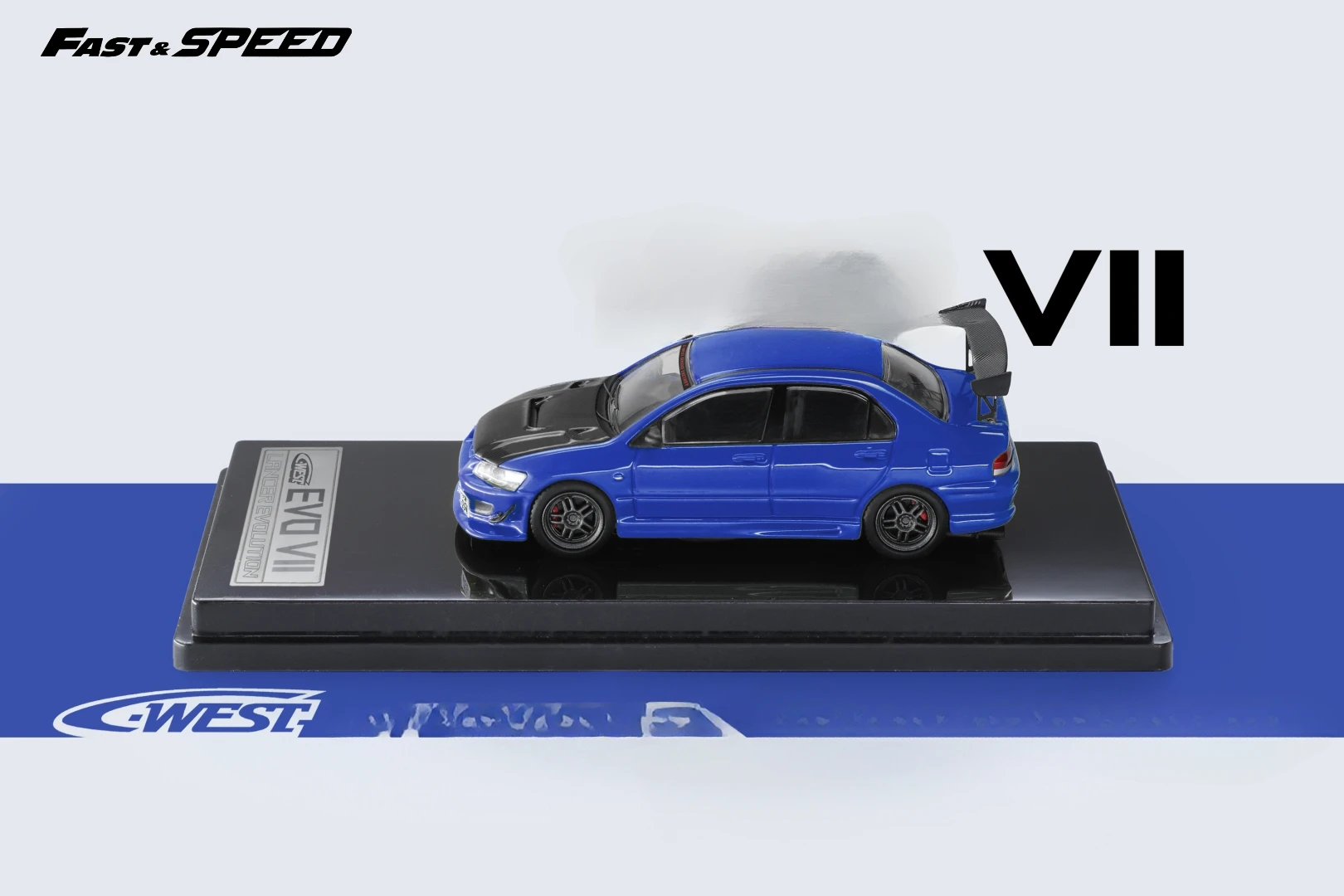 

**Pre-order ** Fast Speed FS 1:64 EVO VII C-West Carbon Hood limited999 Diecast Model Car