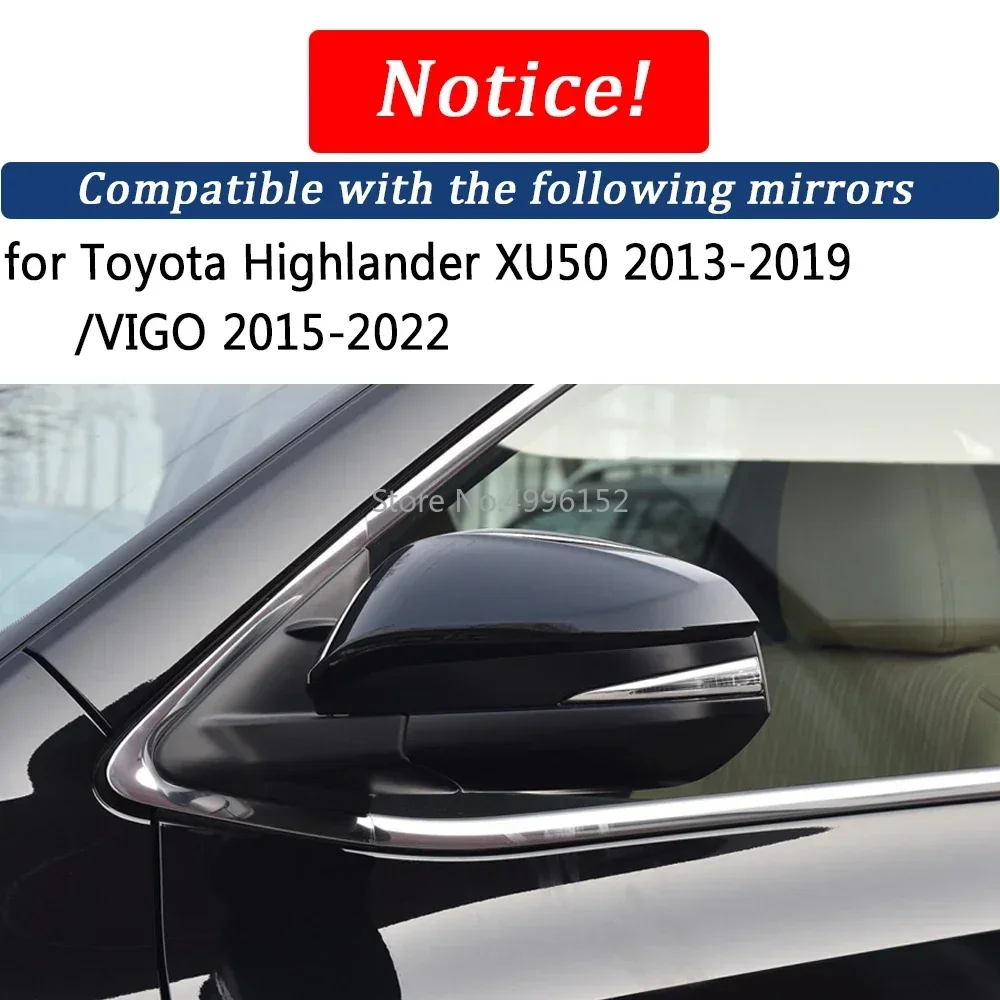 For Toyota Highlander XU50 2013-2019 LHD VIGO 15-19 Car Side Mirror Folding Kit Rearview Mirror Fold Motor Electric Power Mirror