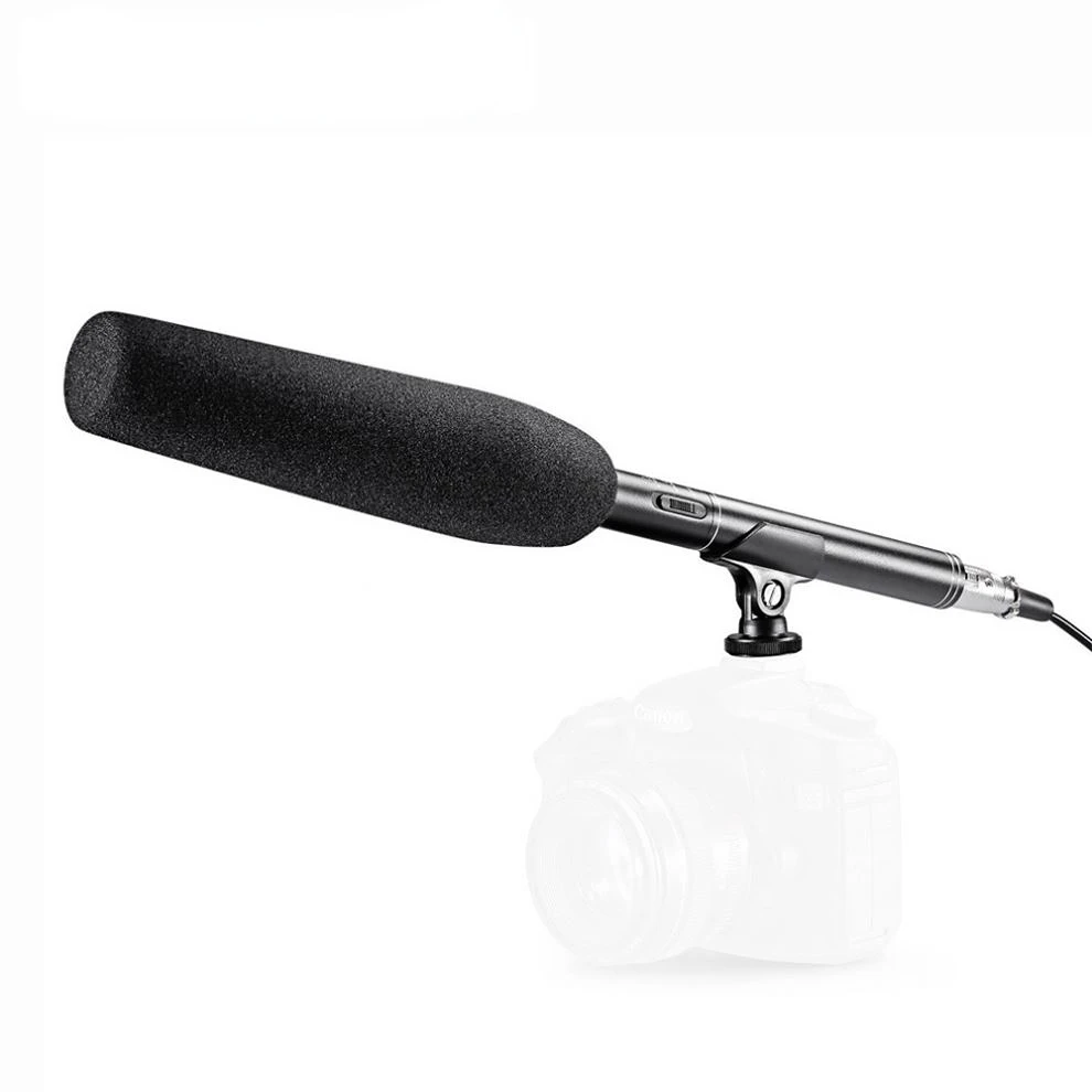 Hot Selling Hand Held Interview Reporter Mic Microphone For Camera