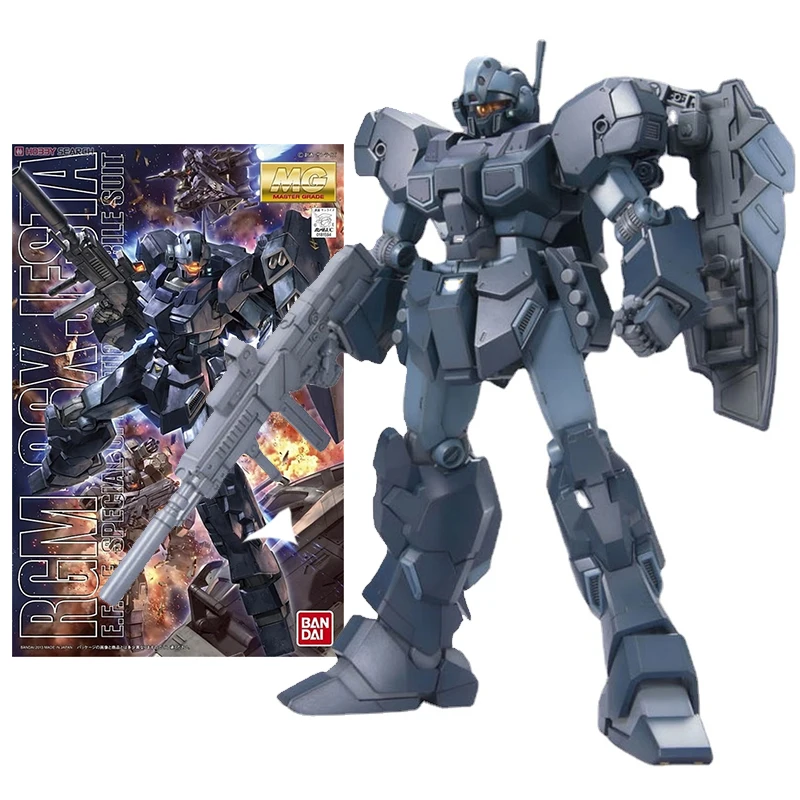 

Bandai Genuine Gundam Model Kit Anime Figure MG 1/100 RGM-96X Jesta Collection Gunpla Anime Action Figure Toys for Children