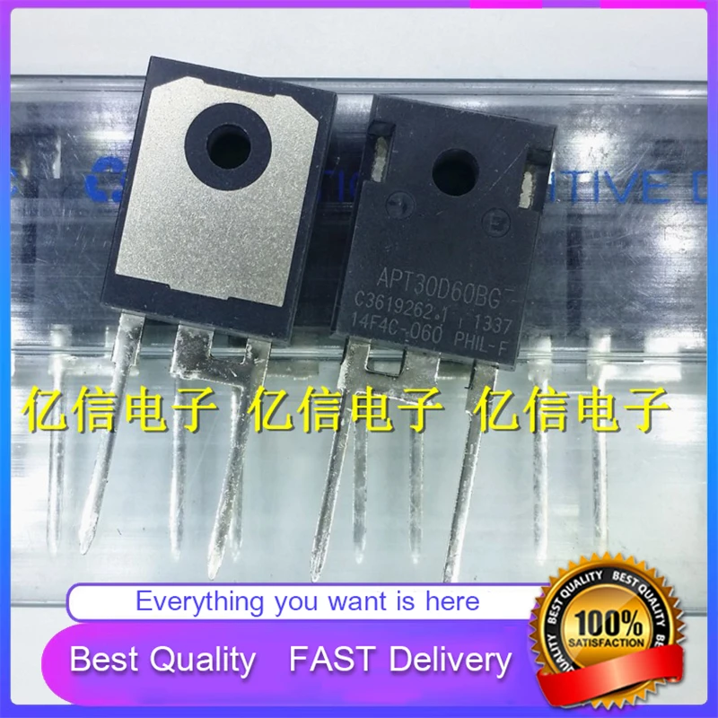 5Pcs/Lot New Original FAST RECOVERY Diode 600V 30A TO247-2 Good Quality  In Stock