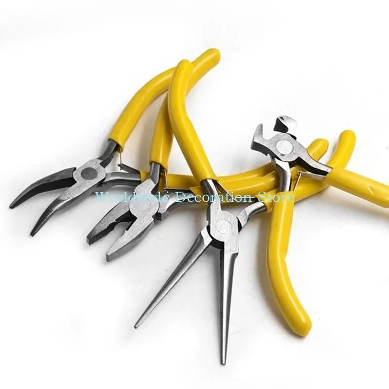 Q39B Jewellery Plier Jewellery Making Tool Wire Cutter Jewelry Pliers Craft Tool Plastic & Carbon Steel Made Repair Tool