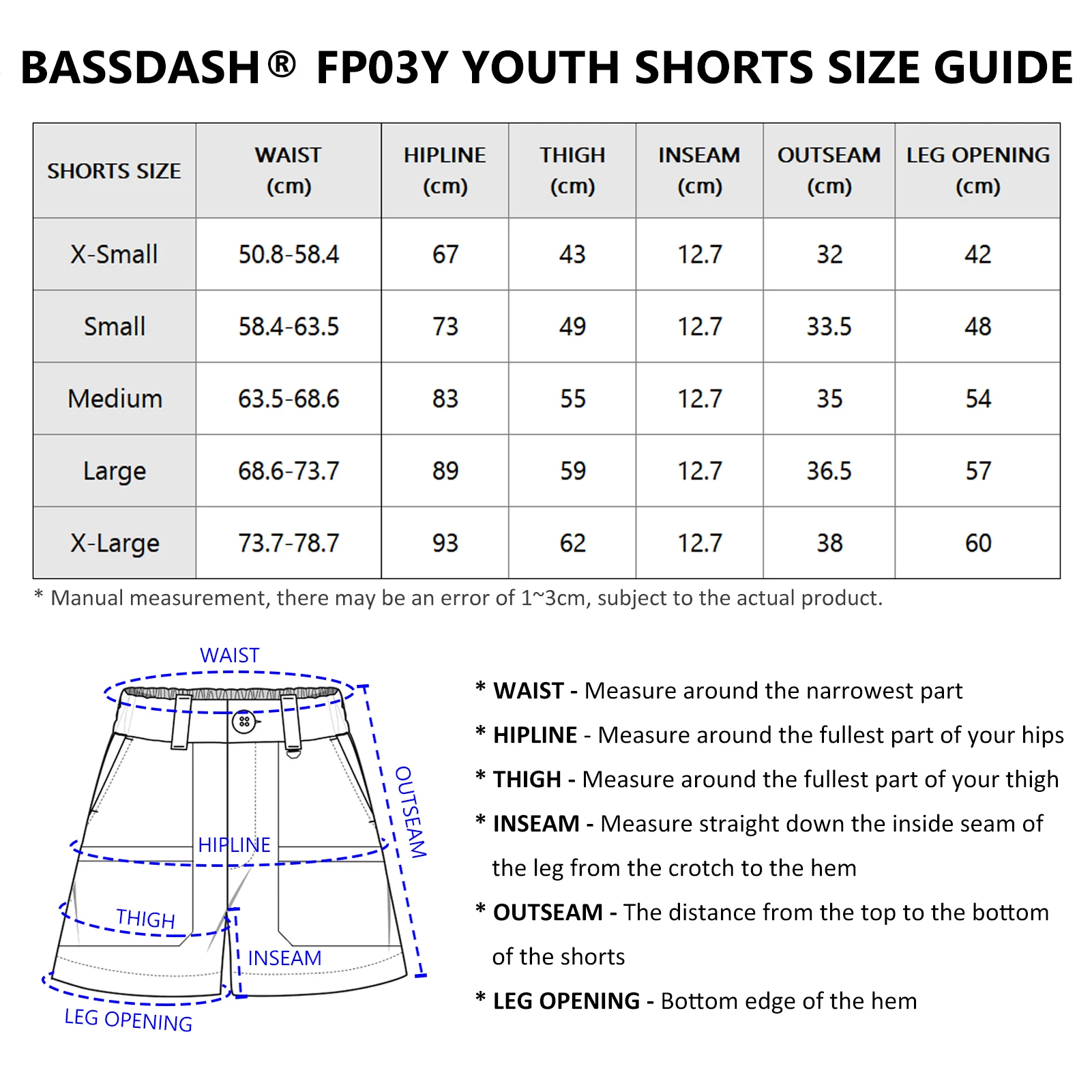 Imagem -03 - Bassdash Juventude Solto Calções de Pesca Upf 50 Mais Meninos Meninas Caminhadas Carga Shorts com Bolsos Verão ao ar Livre Pant Fp03y