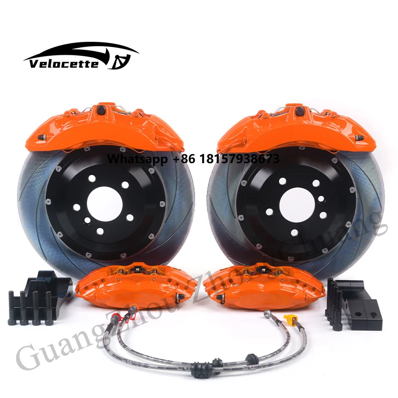 

V6 Big Brake Kit 6 Pot Front and Rear Wheel Brake Accessories for nissan Skyline vw passat B5 E92 M3 E46 F36