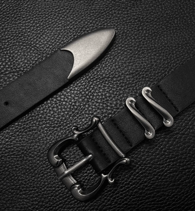 Corsetto in pelle PU con fibbia vintage da donna da uomo Cappotto con fascia da smoking femminile Cintura larga Decration J1126