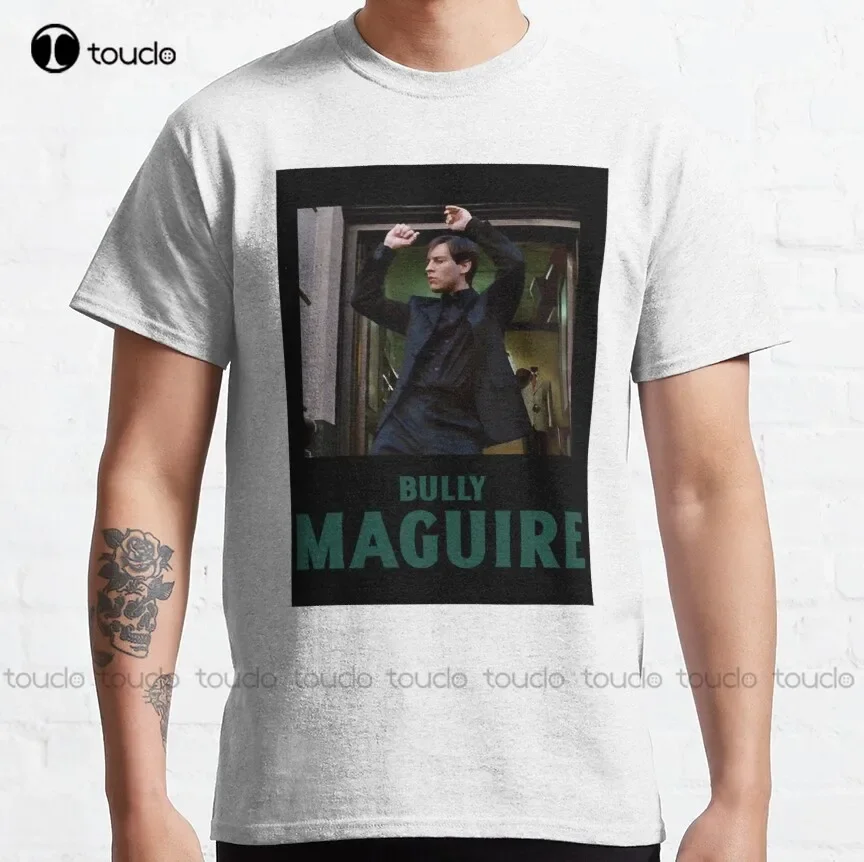 Bully Maguire  Tobey Maguire Classic T-Shirt Xxxl T-Shirts For Men Custom Aldult Teen Unisex Digital Printing Tee Shirt Xs-5Xl