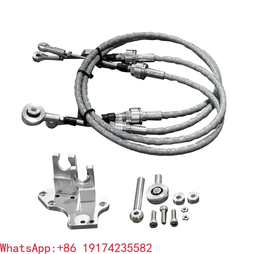 

H22 H23 H F Series Swap Engine Aluminum Billet Shifter Box Cables Shift Linkage for RSX Acura Honda