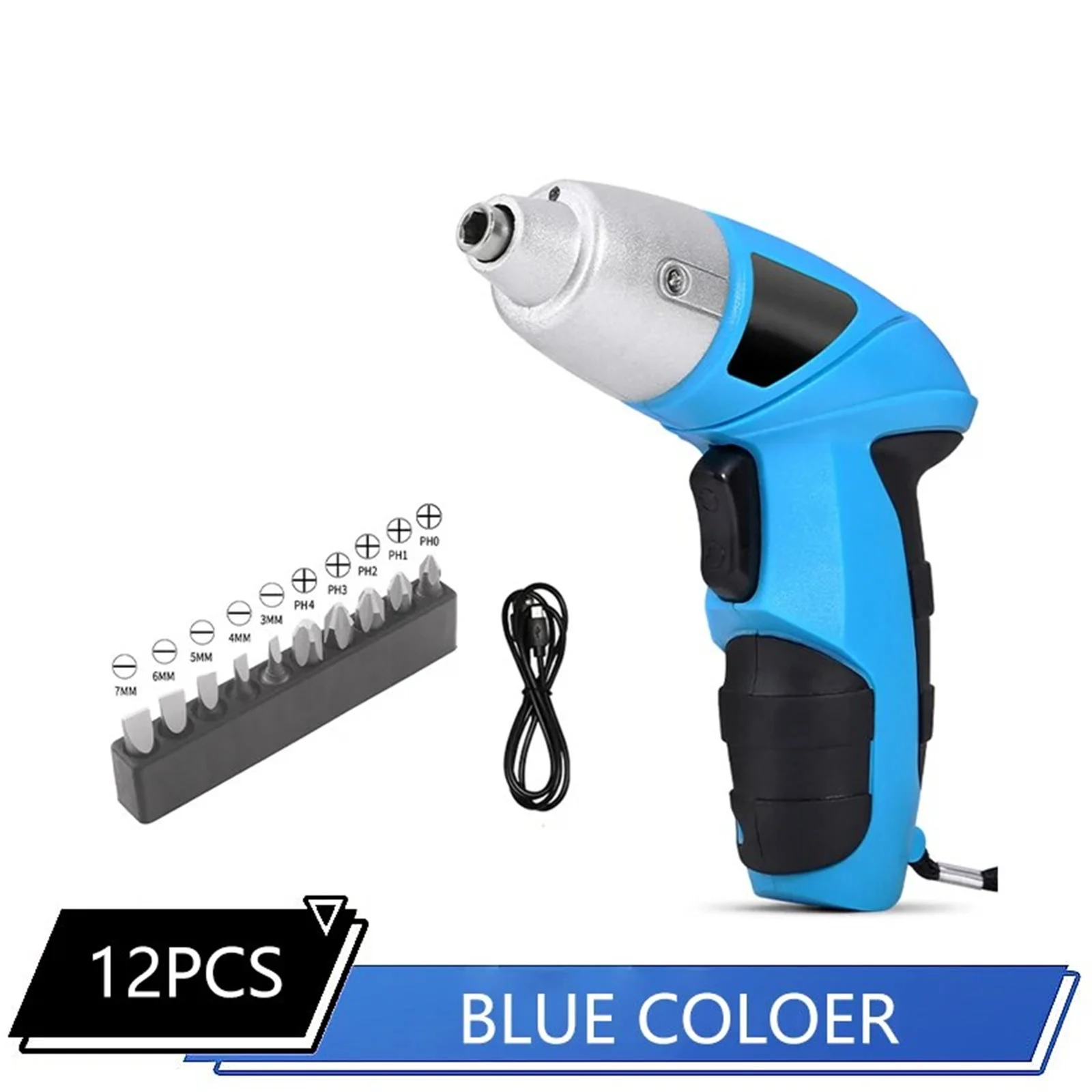 

Cordless Electric Screwdriver Rechargeable 1300mah Lithium Battery Mini Drill 3.6V Power Tools Set Household Maintenance Repair