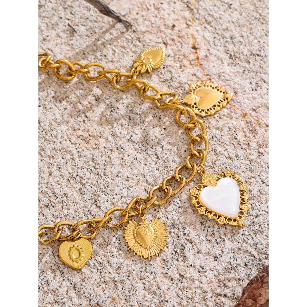 Yhpup 18K Golden Plated Stainl - Resin Art Necklace 评论和价格