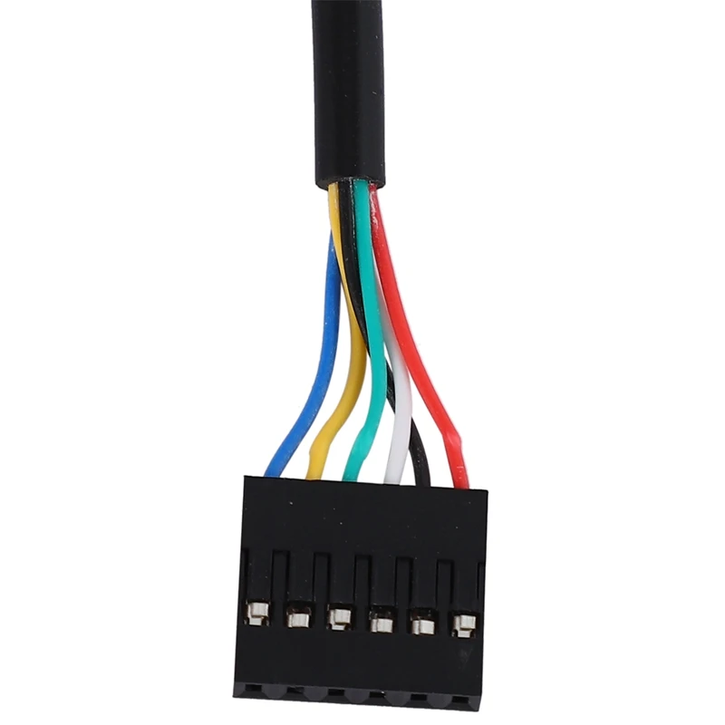 A31T 6Pin FTDI FT232RL USB to TTL UART Serial Adapter Module, for Arduino, RS232 Download Cable with LED Indicator