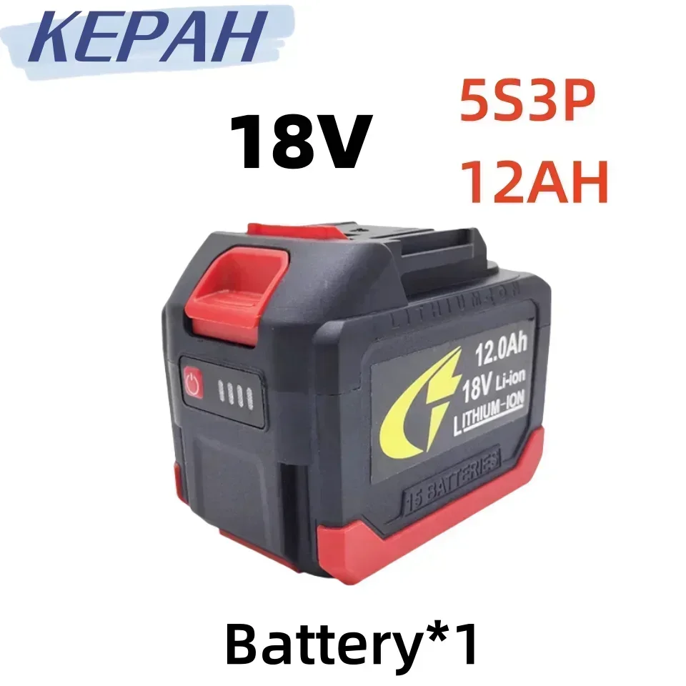 18V 5S2P 5S3P 5S4P for Makita 18650 lithium battery can charge 8AH 12AH 16AH battery with high current and high discharge.