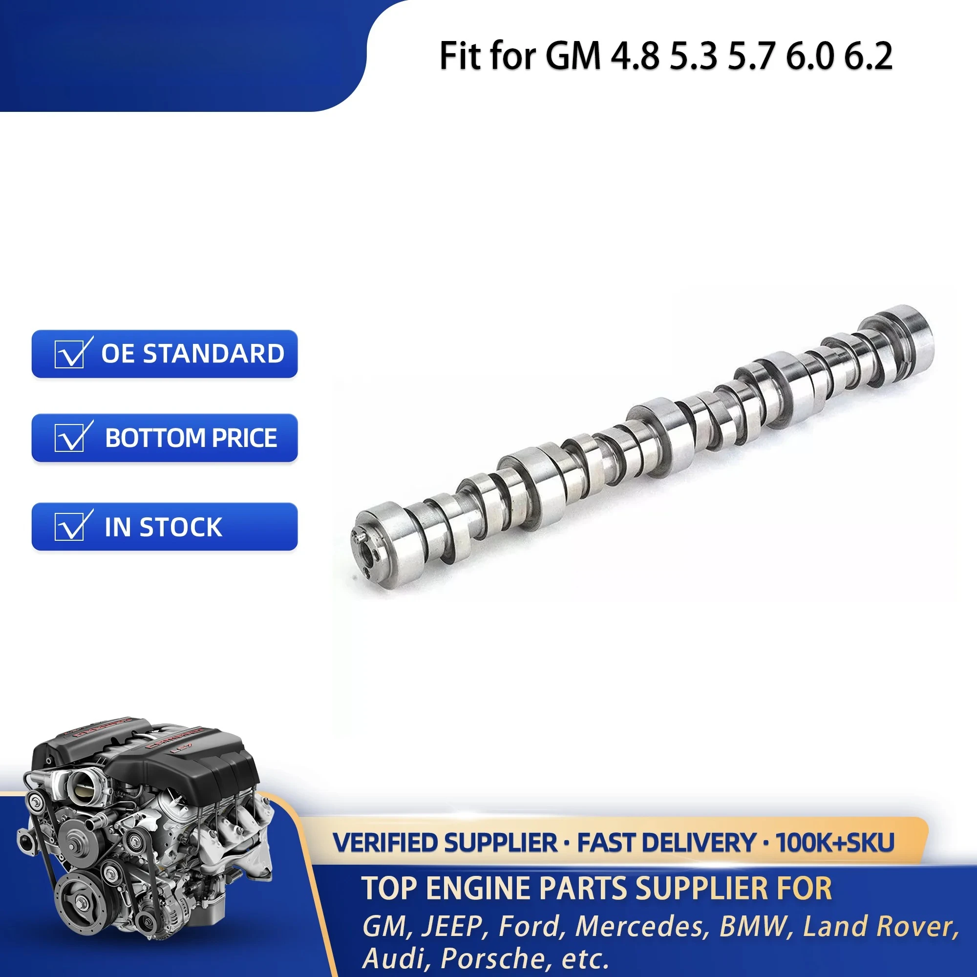 Engine Stage 4 Camshaft Turbo Kit for  LS LS1 LS2 LS3 LSX 4.8 5.3 6.0 6.2 211-004 33439155R1 PR7400312-16