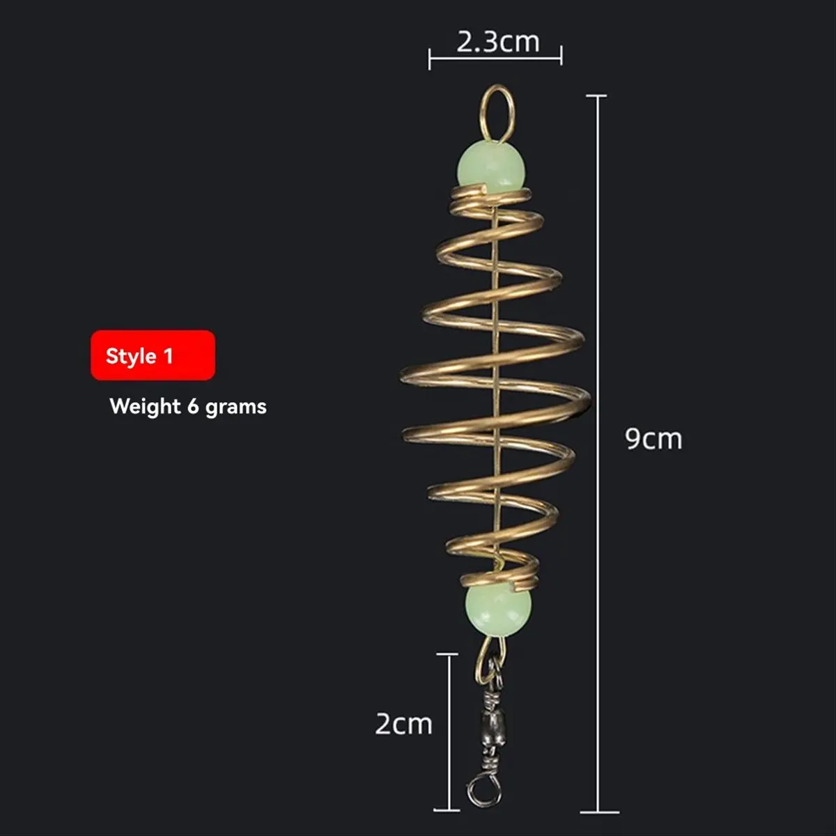 ABST Olive Shaped Stainless Steel Fishing Bait Trap Cage Basket Holder, Spring Carp Fishing Coarse Lures Feeder view 5