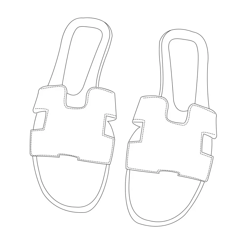 

2025 top designer new high quality versatile slippers