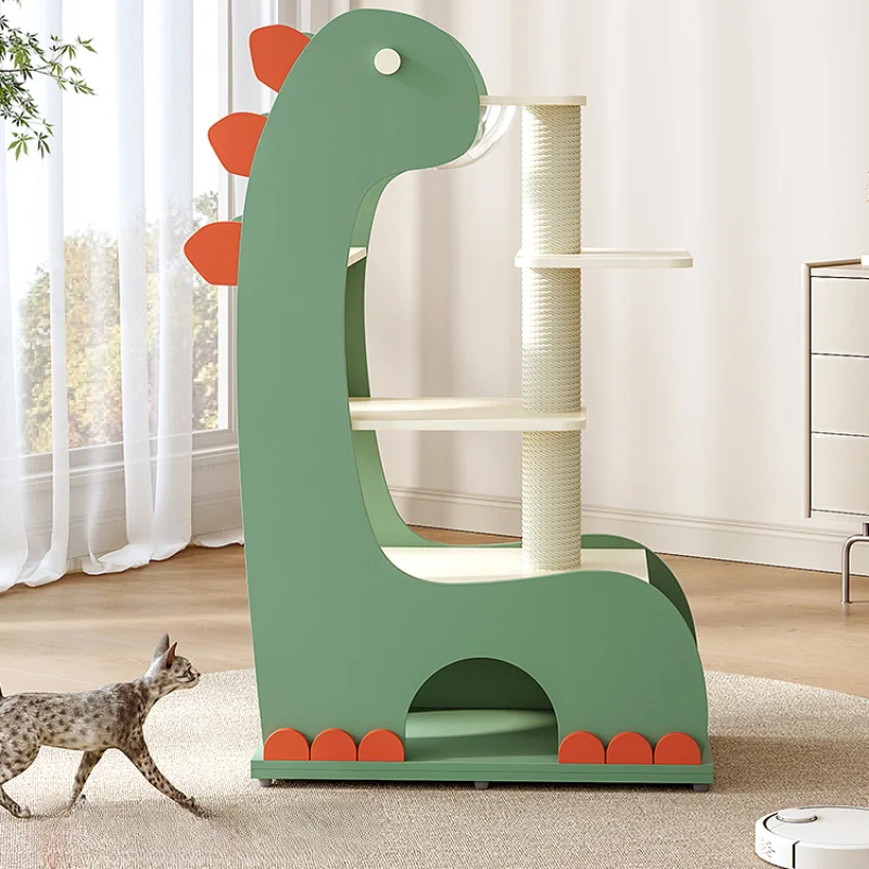 Cat climbing frame nest tree integrated special observation platform big cats small household frame Tongtian pillar