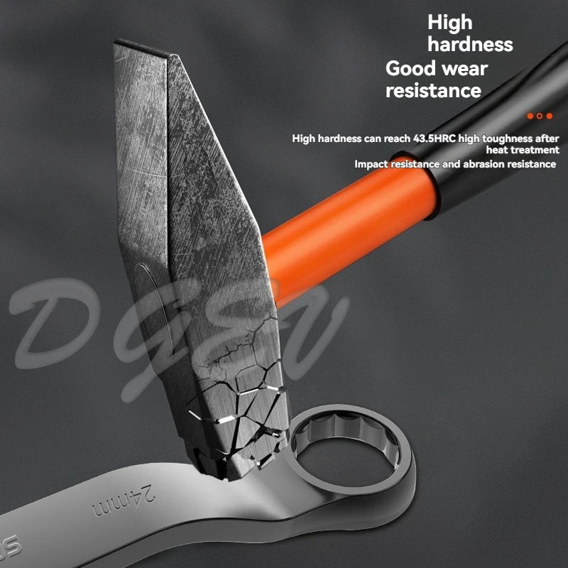 DGEV Двусторонний коробочный ключ Высокопрочный многофункциональный угловой ключ двойного назначения Инструмент для ударных досок Ручные инструменты