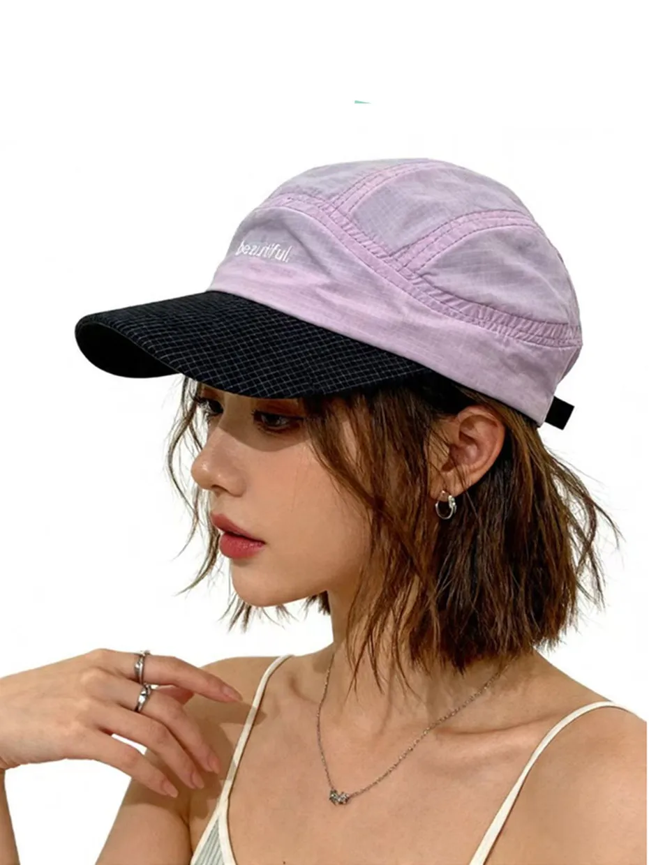 

Lightweight Breathable Women's Outdoor Quick Dry Baseball Cap Pink Color Sporty Sunguard Fashionable Polyester Fiber Hat