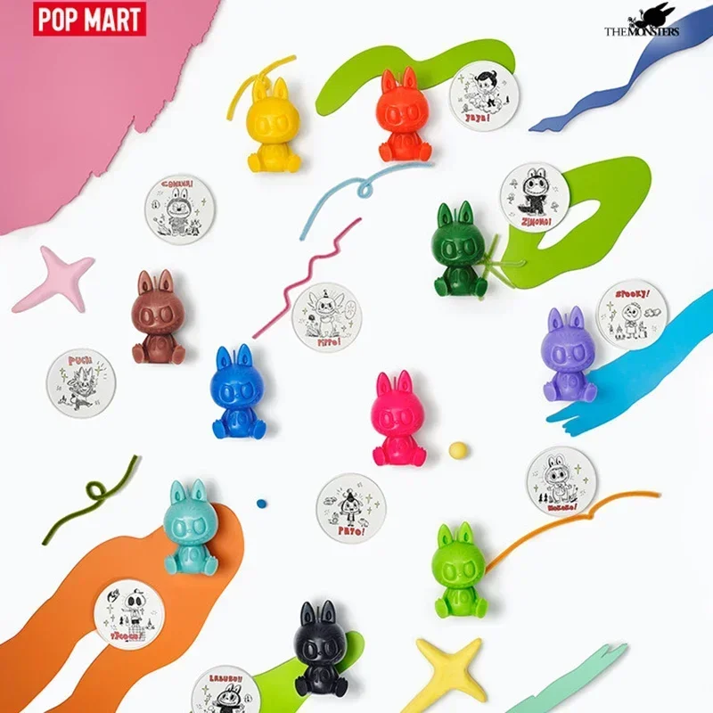 

POPMART THE MONSTERS The 10Th Anniversary Series Blind Box Guess Bag Scented Candles Desktop Decoration Cute Model Toys Anime