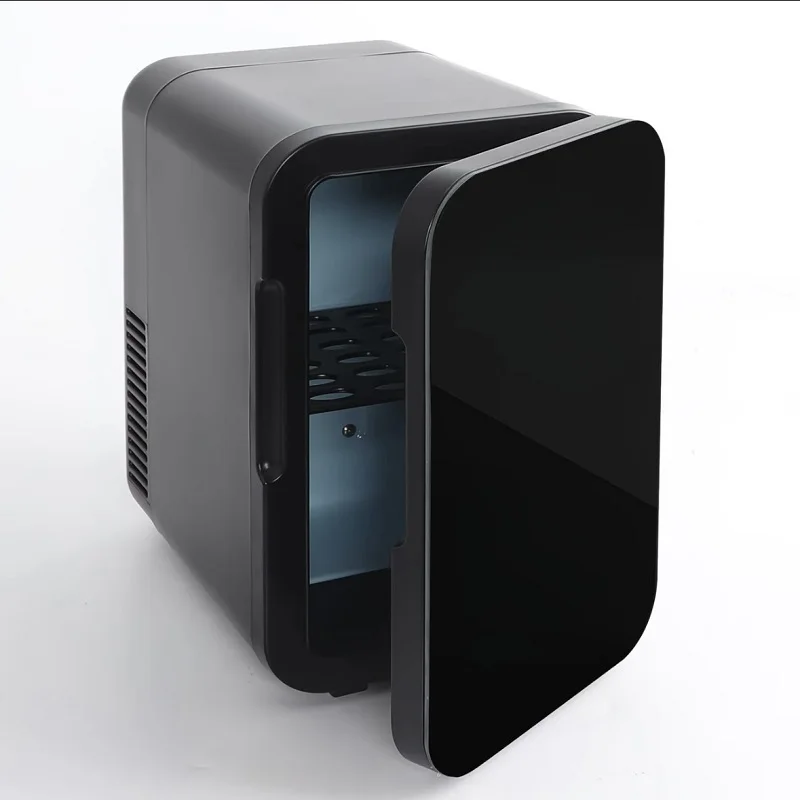 

110V 220V 12V 6L Mini Refrigerator Milk Fridge for Coffee Machine 6L portable glass surface car small refrigerator