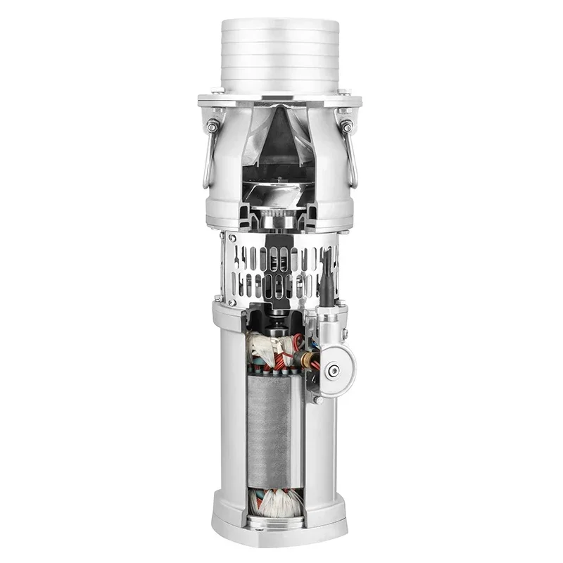 

QY 2.2kw 380v Vertical Centrifugal 304 Stainless Steel Submersible Multi Stage Oil Immersed Electric Water Pump