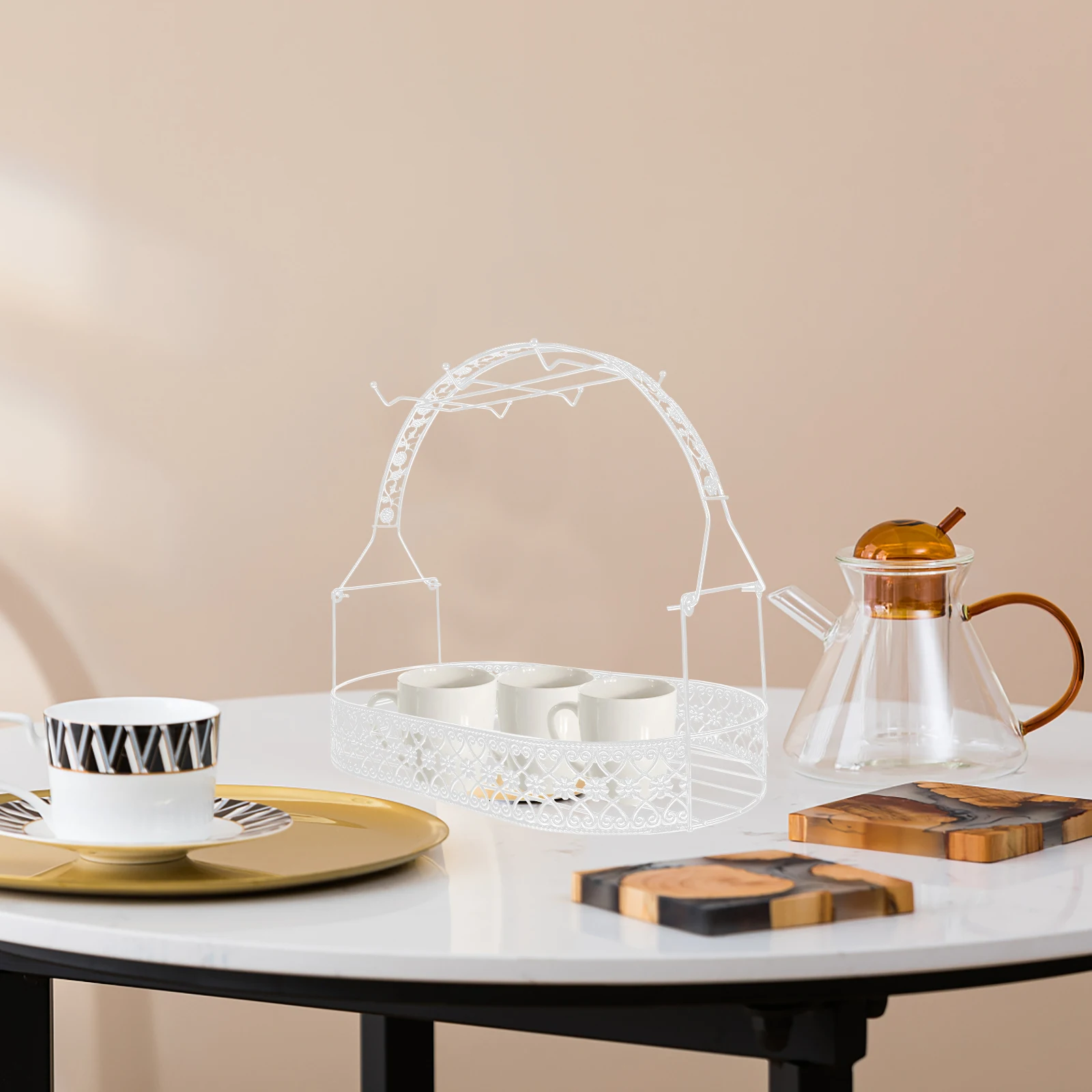 

Cup Holder Tree Draining Shelf Kitchen Supply Dryer ganizer St Rack Storage Premium Material Practical Holds