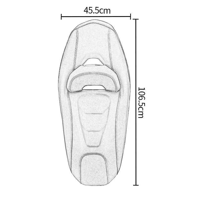 Motocykl Seat pro yamaha XMAX300 XMAX 300 X-MAX 300 2023-2024 upravené polštáře sedačky rohož blok měkké pohodlné Seat příslušenství