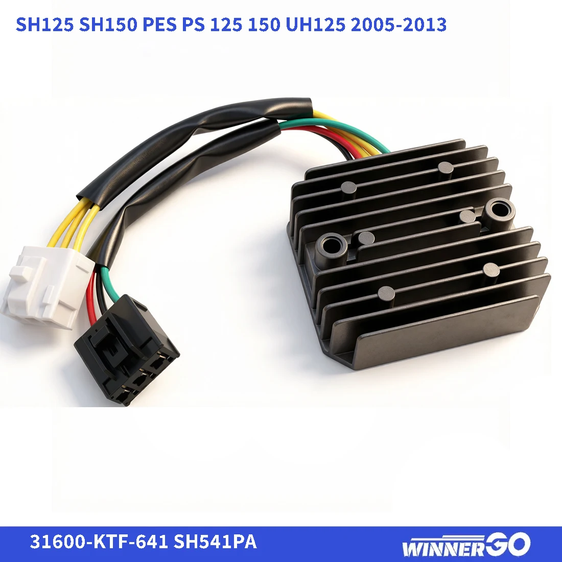 Regulador de Voltaje Rectificador SH541PA para Honda SH125 SH150 PES PS 125 150 UH125 2005 2006 2007 2008 2009 2010 2012 2013