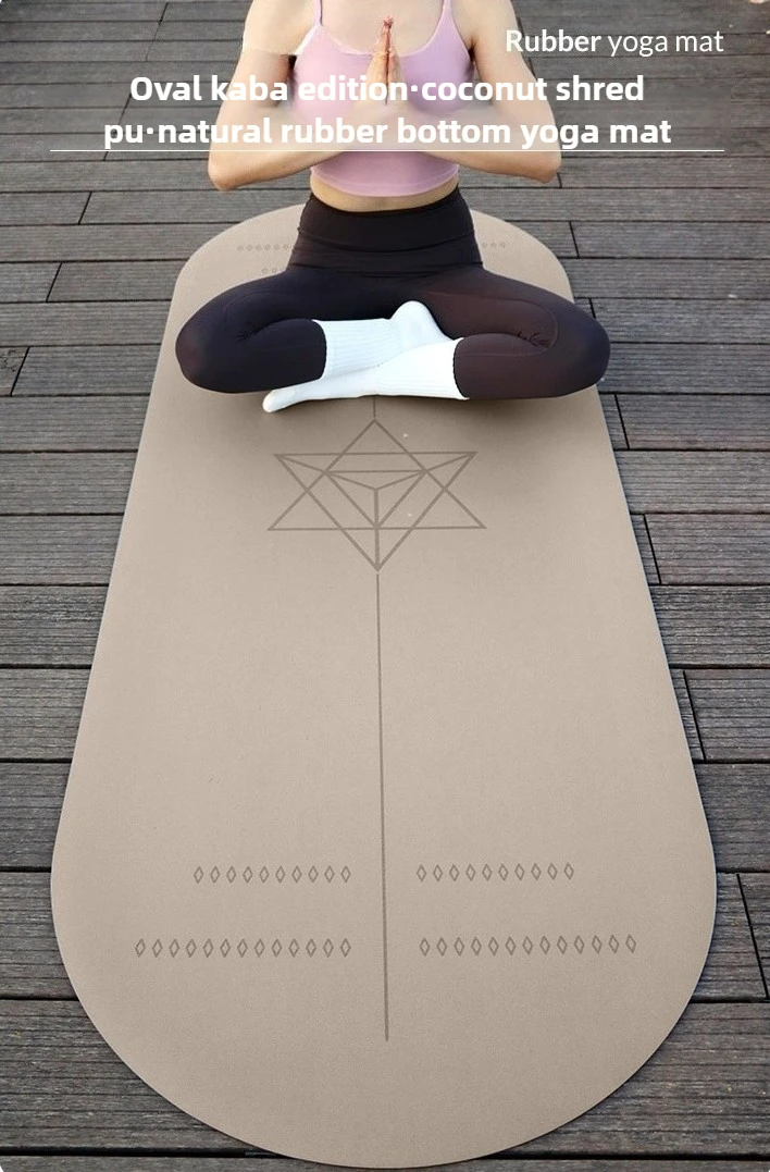 

Коврики для йоги из натурального каучука, противоскользящие, Esterilla de Yoga Absorbe Sudor 5 мм Gruesa, para Gimnasio en Casa Mujeres Yoga Pilates