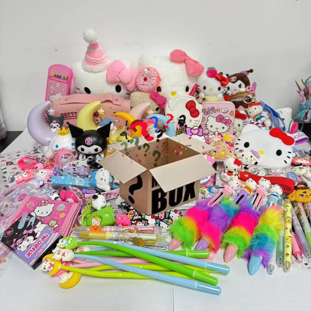 

Подарочный набор Sanrio Hello Kitty: случайный набор из 10/20/30 подарков, модные сувениры Hello Kitty, идеально подходят для вечеринок и праздников.