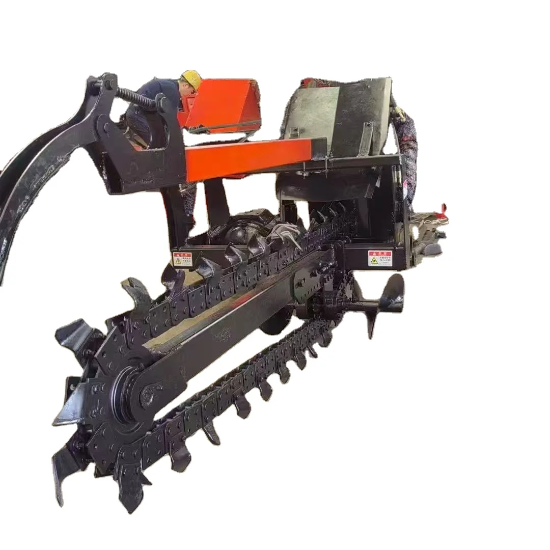 

Tractor Truck Agricultural Chain Trencher Small Excavator Attachment Agricultural Chain Trencher
