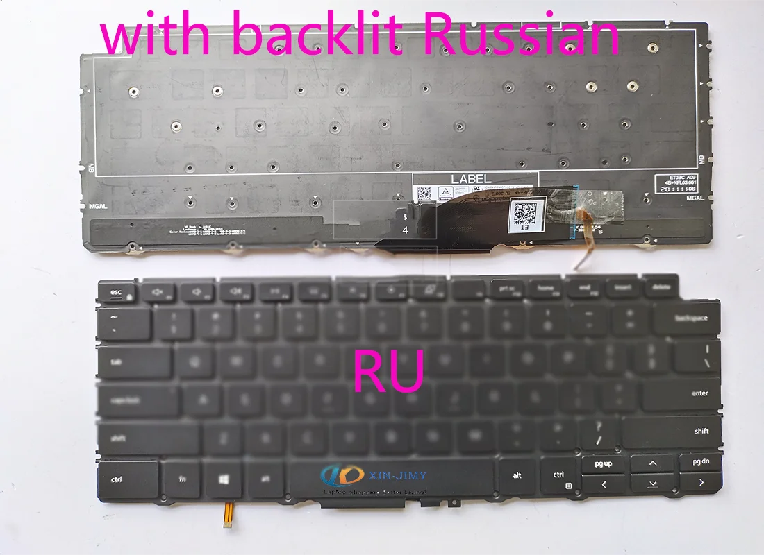 

Keyboard for Dell XPS 13 7390 2-in-1 with backlit Russian layout
