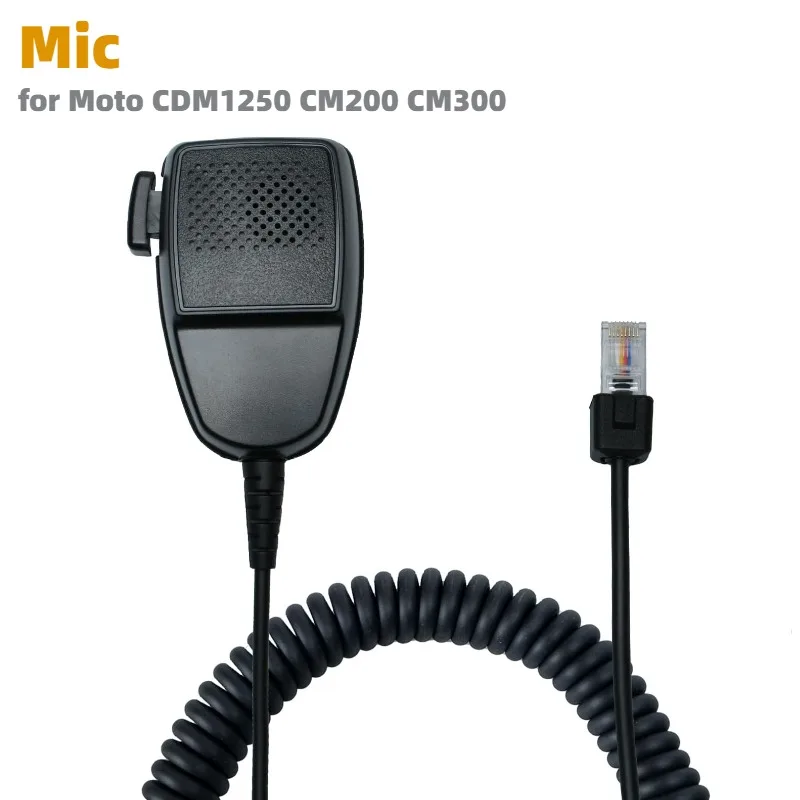 Handheld Microphone RJ45 8-pin Speaker HMN3596A PMMN4090 Mic for Motorola CDM1250 CM200 CM300 GM300 CDM750 CDM1550 GM300 Radio
