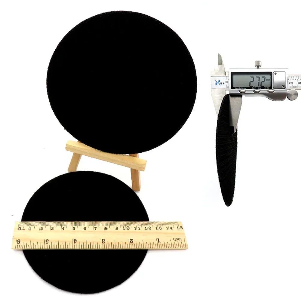 블랙 후크 및 루프 보호 백킹 패드 교체, 내구성 보호 샌딩기, 125mm 인터페이스 패드, 1 개, 5 인치