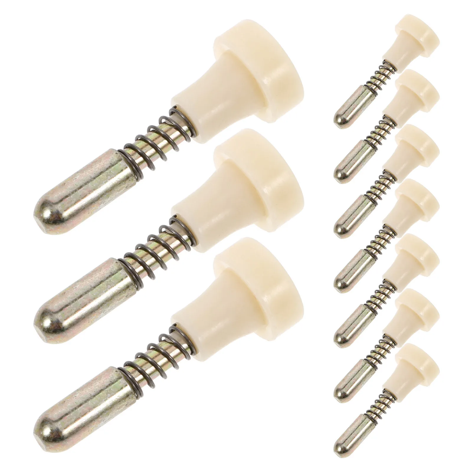 

10pcs Pin Adjustable Door Rod Metal Spring Loaded For Gate Door Hardware Barrel Spring Loaded Latch Bolt Latch