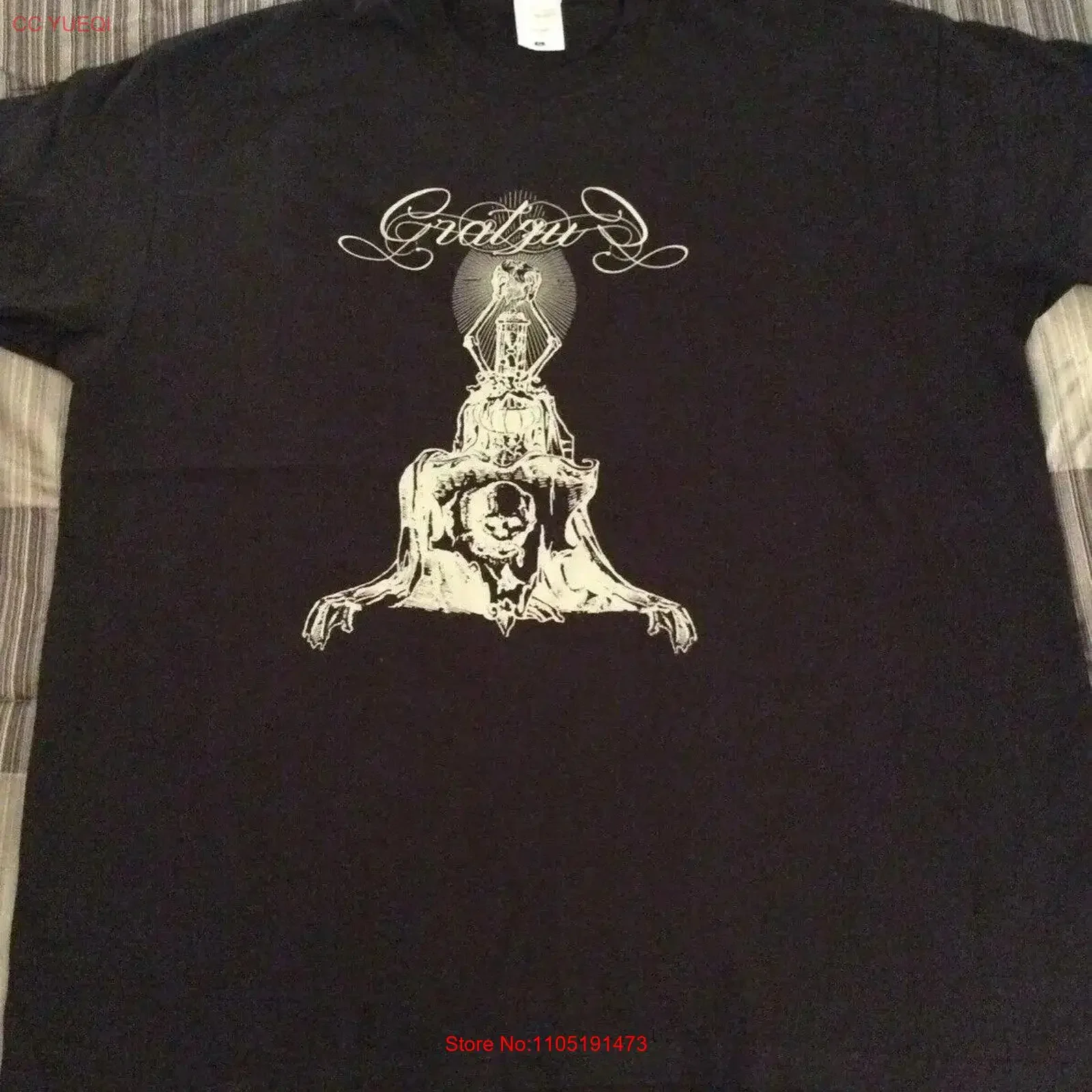 GRATZUG Marter T Shirt XL Azarath The Chasm Inquisition Urgehal Urfaust vintage Washed Stylish Slightly Versatile Comfortable