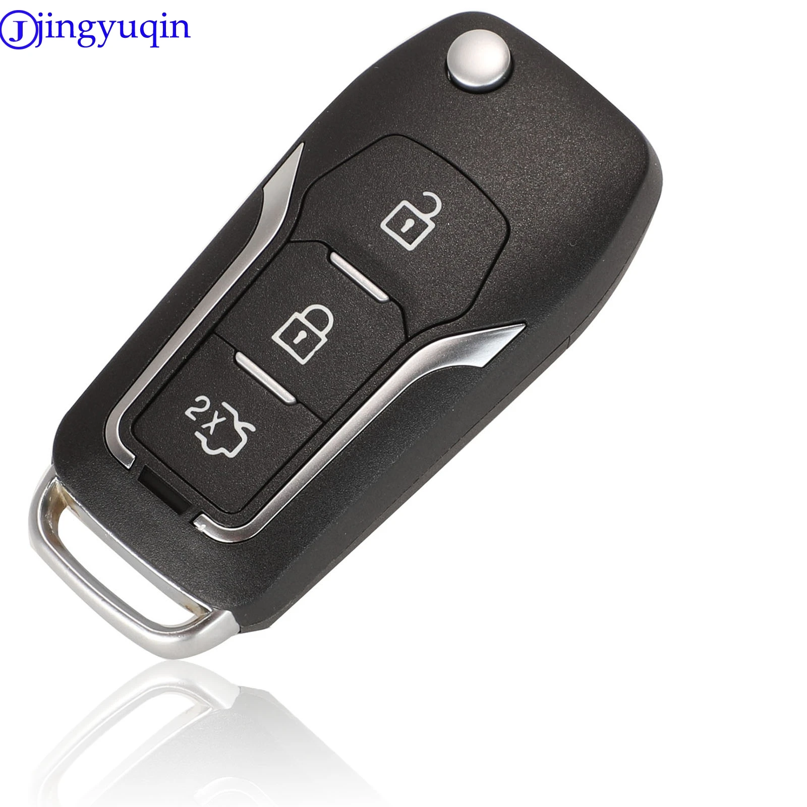 jingyuqin Modified Remote Car Key Case Cover For Ford Fiesta Focus 2 Ecosport Kuga Escape C Max Ka 3 Buttons key Fob HU101/FO21