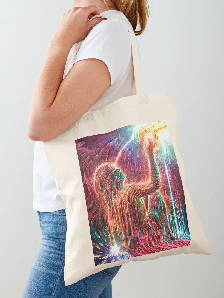 Фото Сумка-тоут Manifestation Apotheosis, подарочная сумка, отличная сумка, сумки для конфет, холщовые сумки