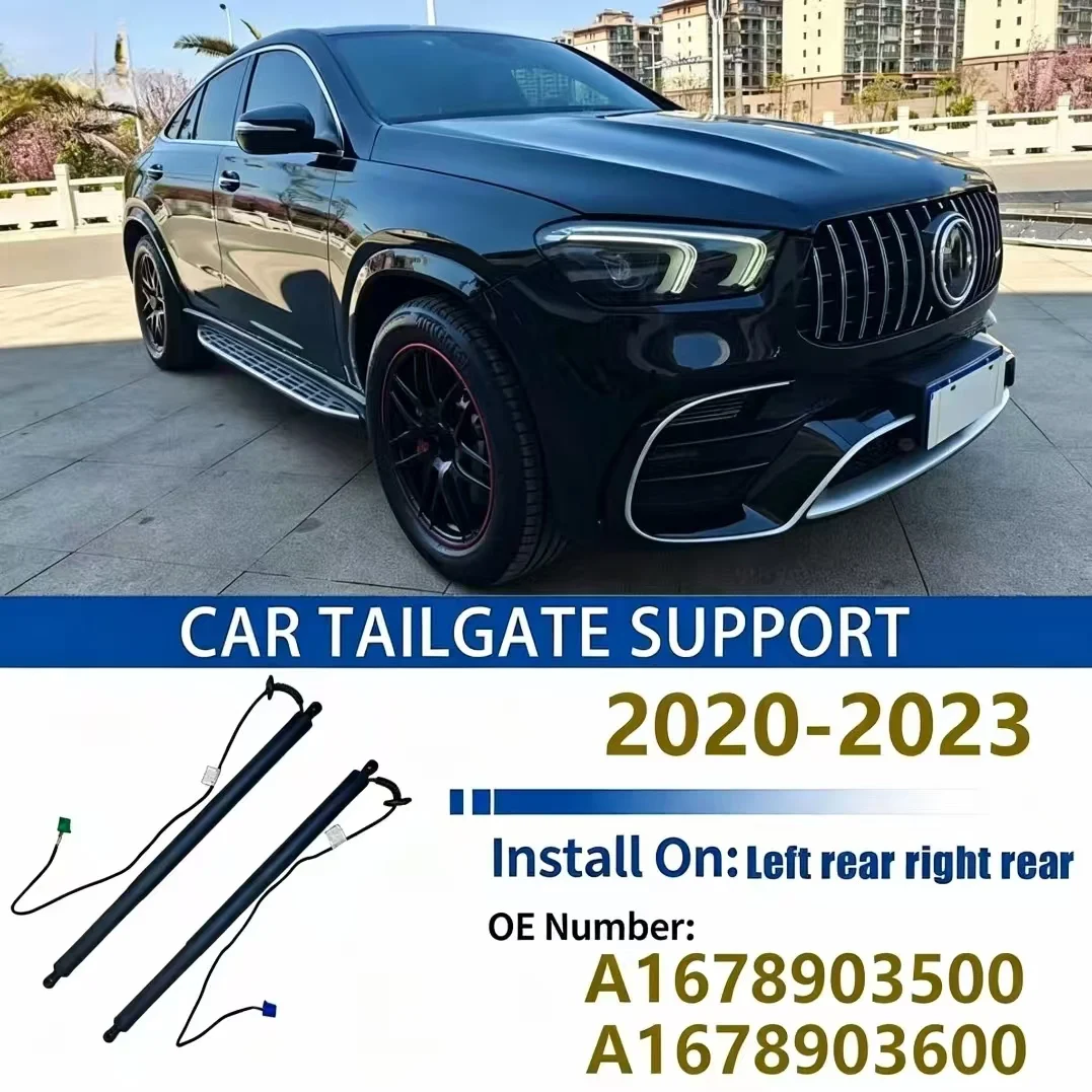 

For 2020-2023 Benz GLE Coupe C167 350 450 Tailgate Support Rod Rear Tailgate Strut Electric A1678903500 A1678903600