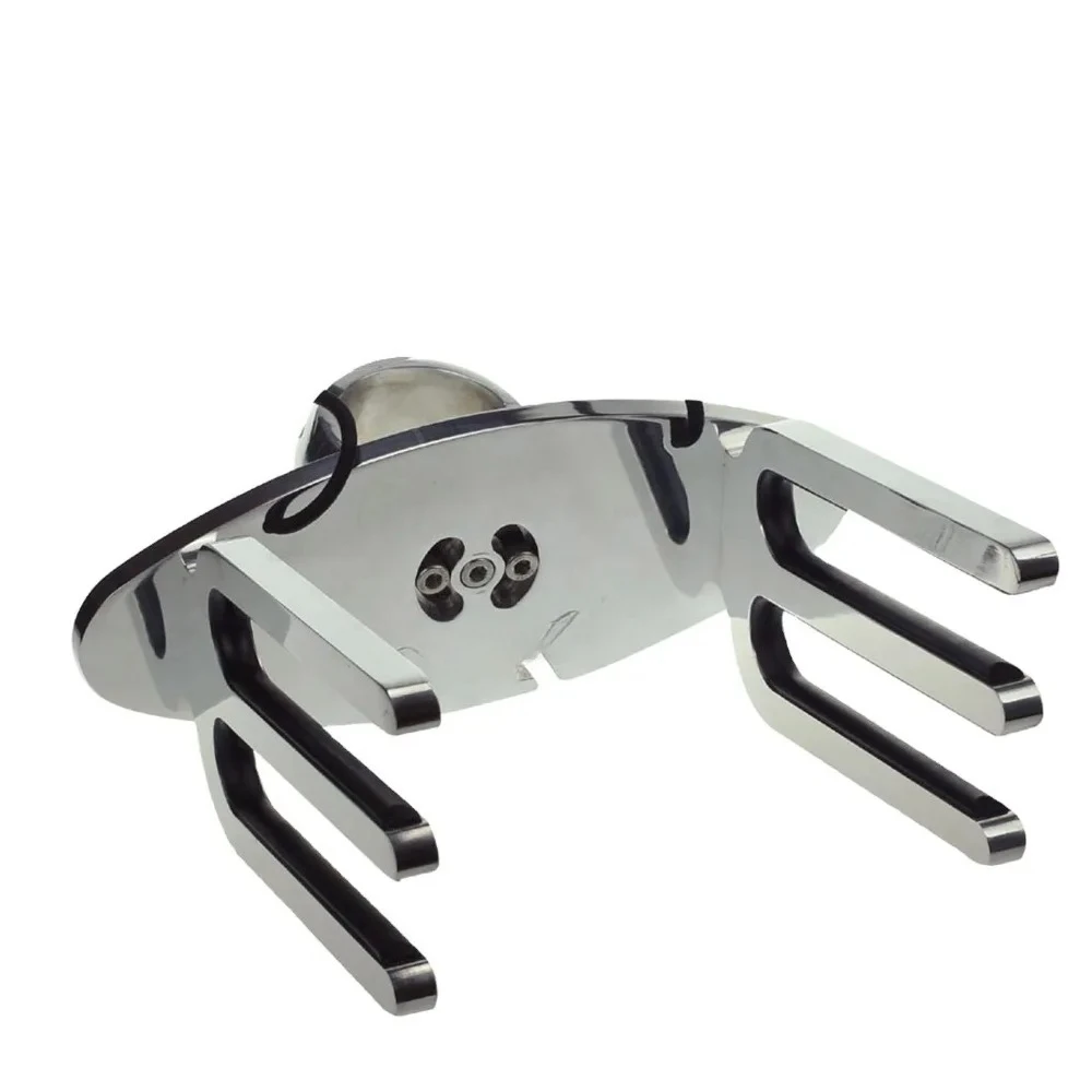 Original aluminium tail wave plate tower polished with vertical horizontal inclined tube tail wave plate frame