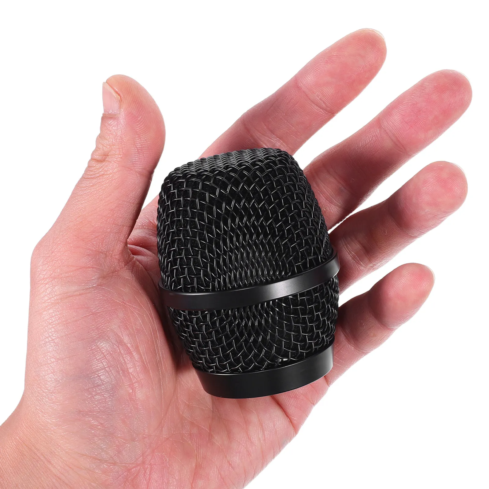 Universal Fit Metal Microphone Grille Ball Head Replacement Windscreen for Handheld Mic Clean Protection Extended Lifespan Ktv