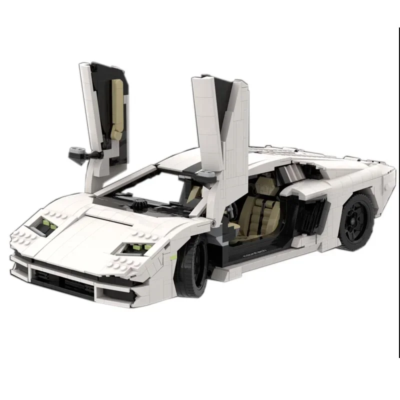 2021 New Countach LPI 800-4 Hypercar Super Racing Car Model Fit MOC-143575 Building Blocks Bricks Kits Toys Kid Birthday Gifts