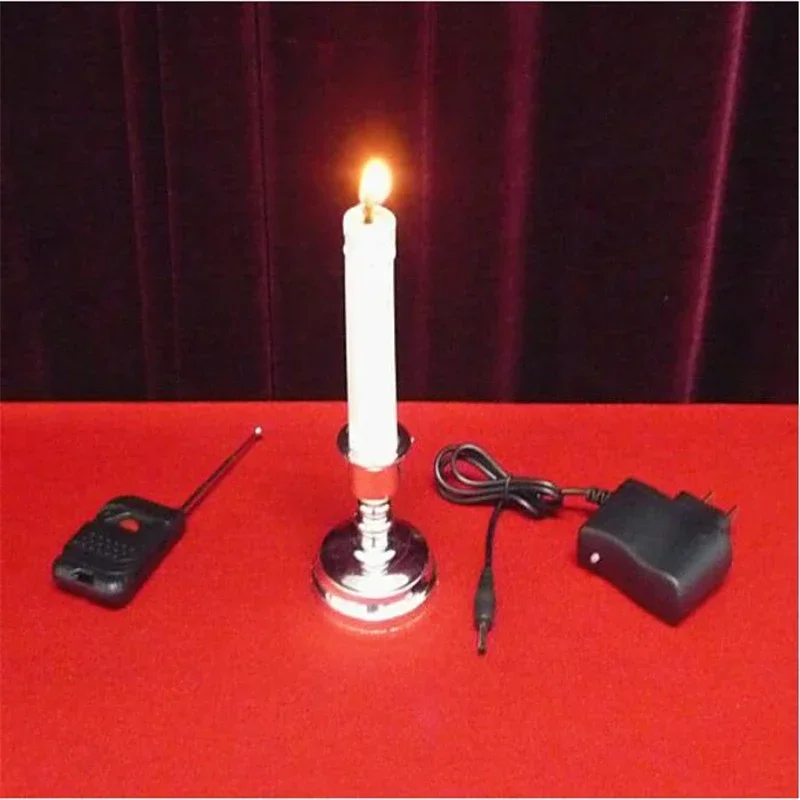 

Remote Control Candle Magic Tricks Amazing Fire Stage Magia Illusions Gimmick Mentalism Illusion GImmiick Magia Props Magicians