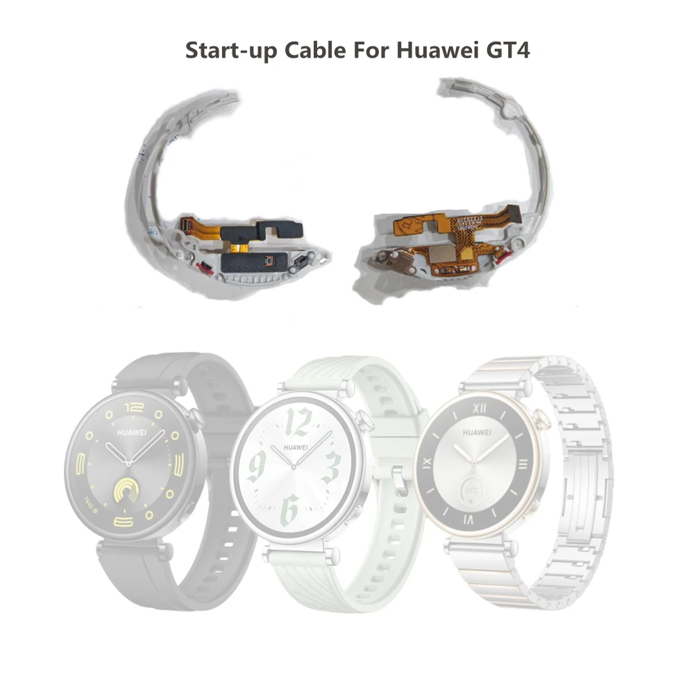 1pc Replacement Start-up Flex Cable Boot Cable with Stand 46mm Smart Watch PNX-B19 Parts for Huawei Watch GT 4 Accessories