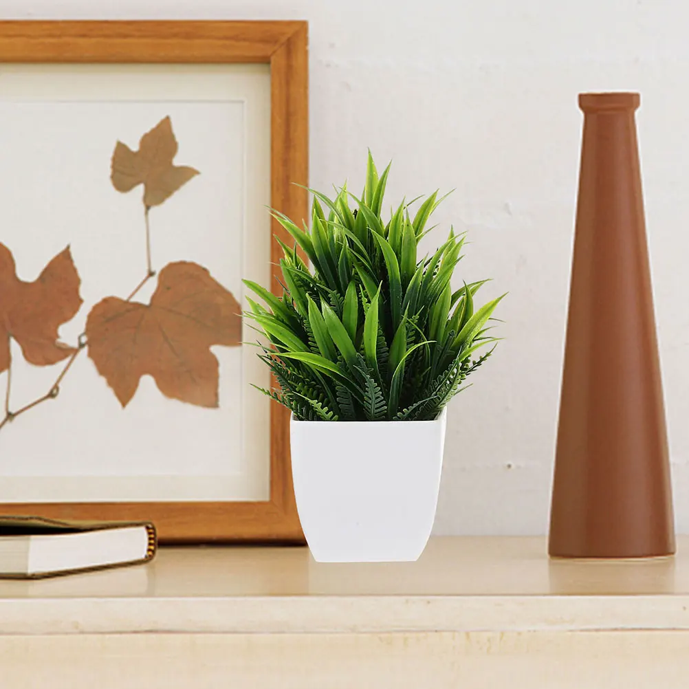 

Mini Artificial Plant Pots Bonsai Fake Potted Plants Home Office Decor Indoor Plants Bathrooms Shelves Small Plant Lifelike